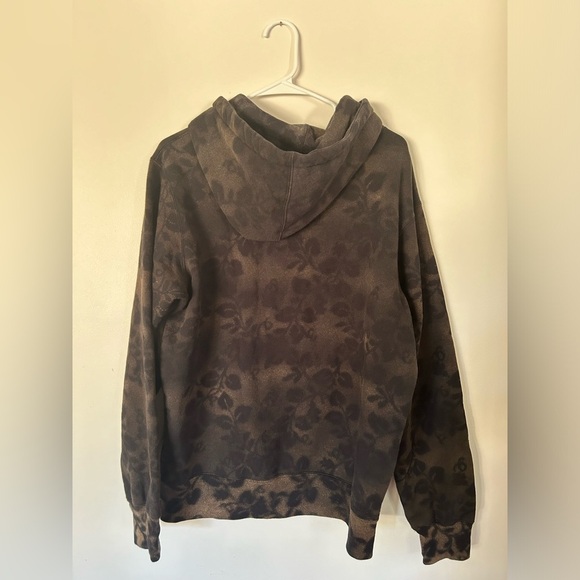 Supreme BLEACHED LACE HOODY BLACK - Picture 11 of 12